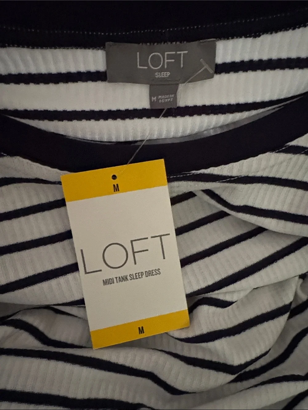 LOFT Midi Tank Sleeveless Sleep Dress